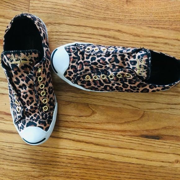 Converse Jack Purcell Animal Print Sneaker | Size 7 Womens - Picture 4 of 7